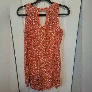 Old Navy Orange Floral Mini Dress